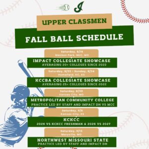 Impact Fall Ball Schedule (1)